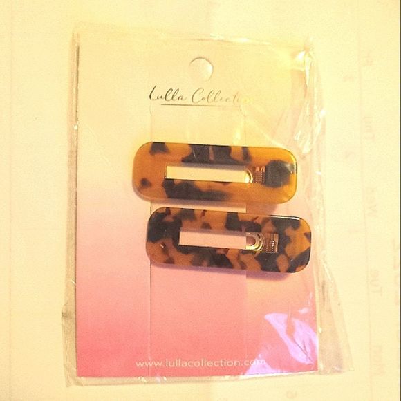 LULLA COLLECTION SET OF RESIN HAIR CLIPS - Picture 1 of 4